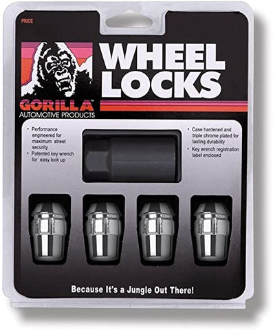 Gorilla Automotive 71631N Acorn Wheel Locks (12mm x 1.50 Thread Size) - Pack of 4
