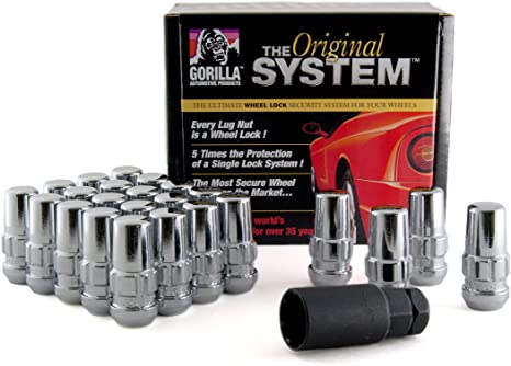 Gorilla Duplex Acorn Wheel 76604N Locks 14mm x 2.00 Thread Size - For 6 Lug Wheels