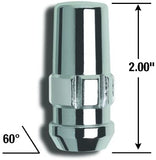 Gorilla Automotive 76605N "The System" Duplex Acorn Wheel Locks (14mm x 2.00 Thread Size) - For 8 Lug Wheels