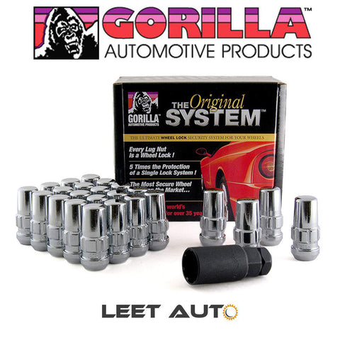 Gorilla System Duplex Acorn 14mm x 1.50 mm Chrome (32 locks)